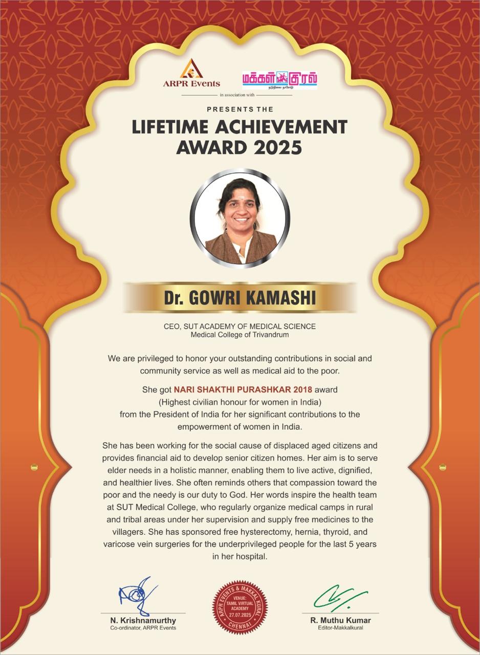 Lifetime Acheivement Award